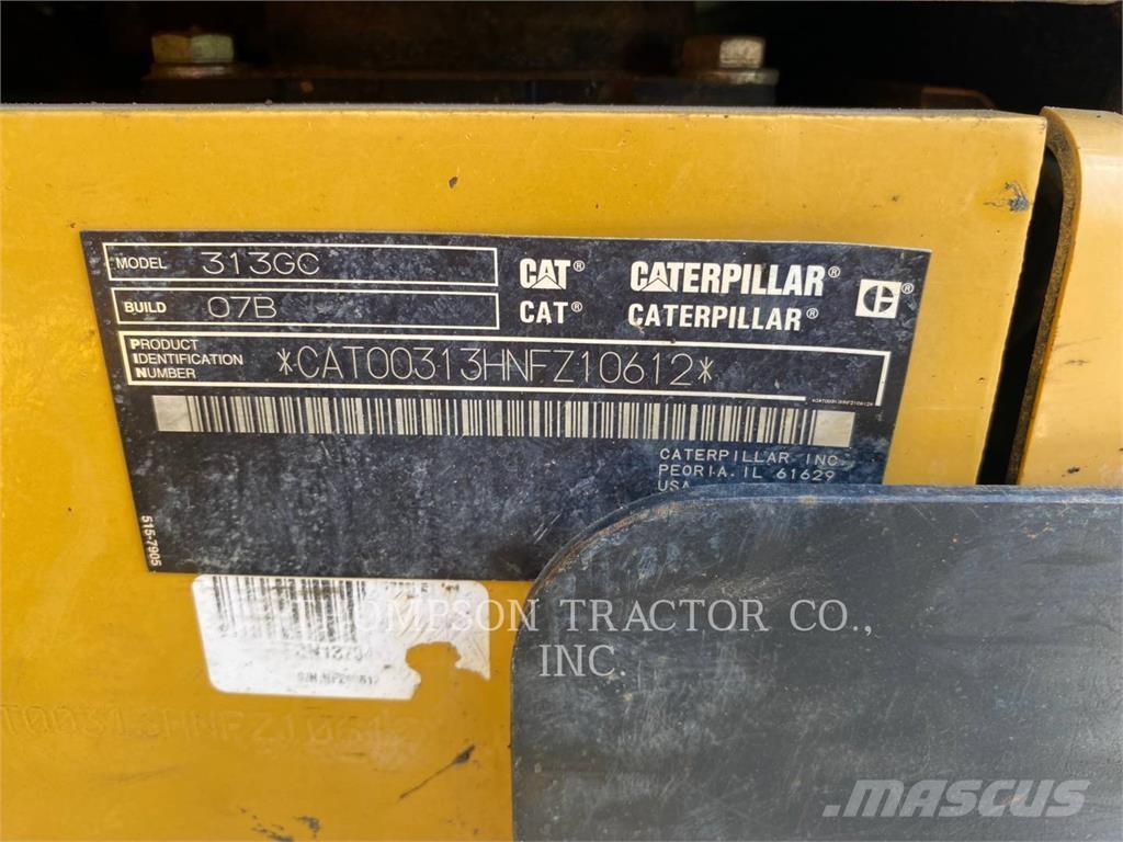 CAT 313GC Gravemaskiner på larvebånd