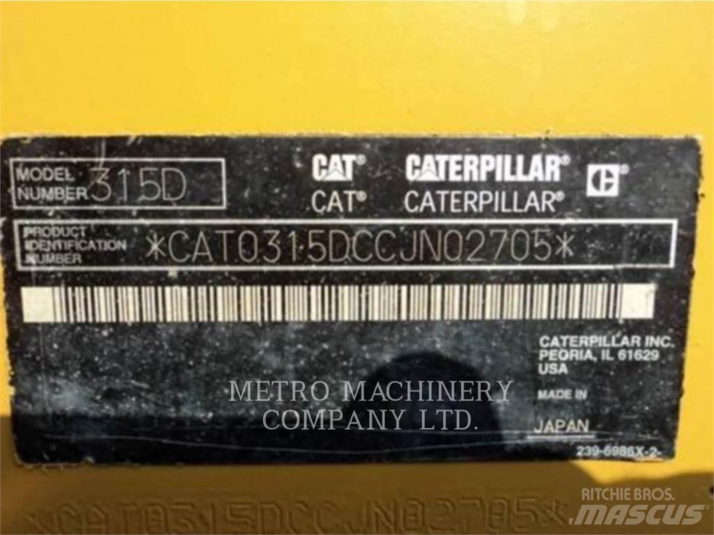 CAT 315DL Gravemaskiner på larvebånd