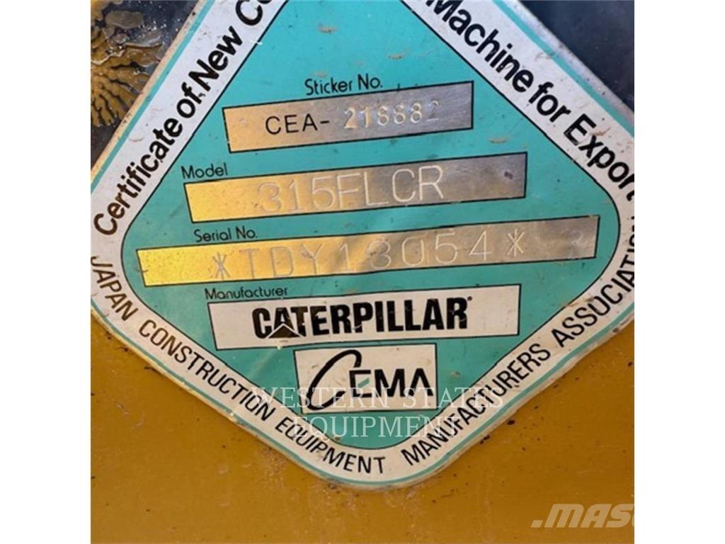CAT 315F Gravemaskiner på larvebånd