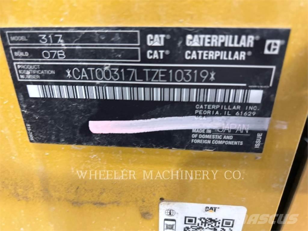 CAT 317 CF Gravemaskiner på larvebånd