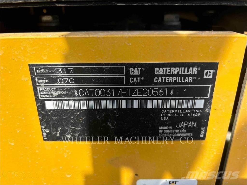 CAT 317 CF Gravemaskiner på larvebånd