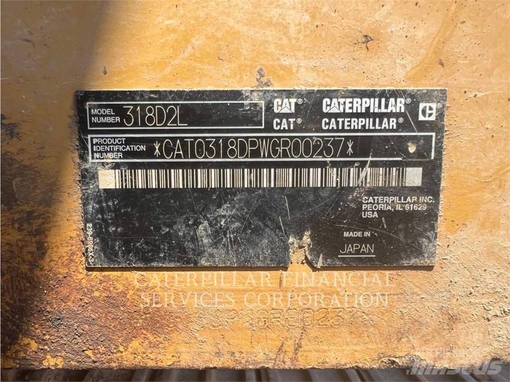 CAT 318D2L Gravemaskiner på larvebånd