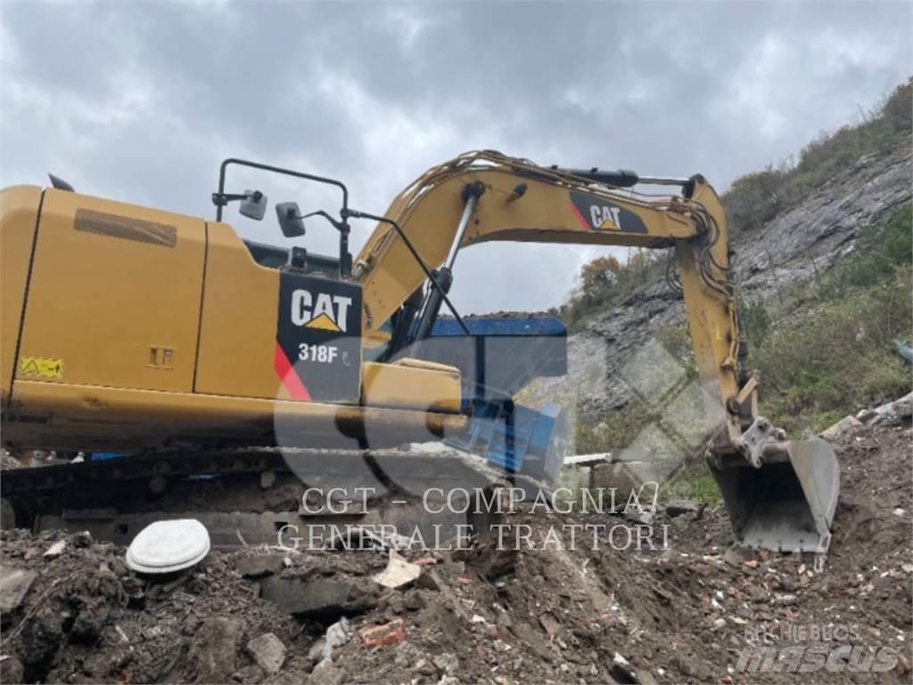 CAT 318F Gravemaskiner på larvebånd