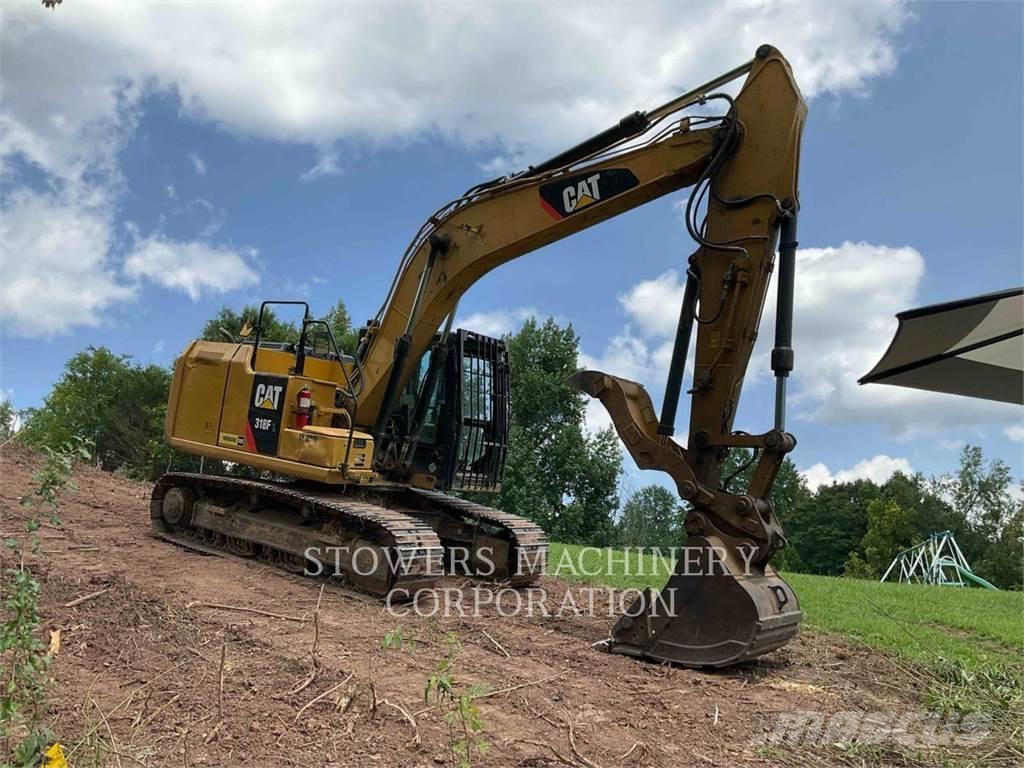 CAT 318FL Gravemaskiner på larvebånd