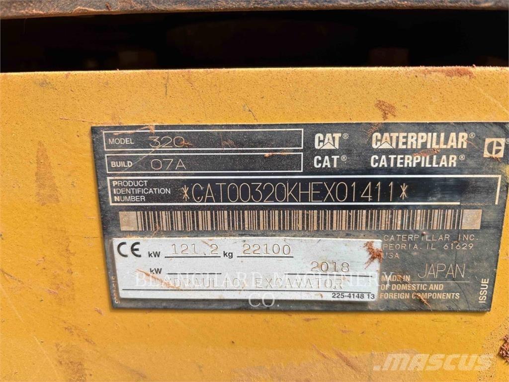 CAT 320 Gravemaskiner på larvebånd