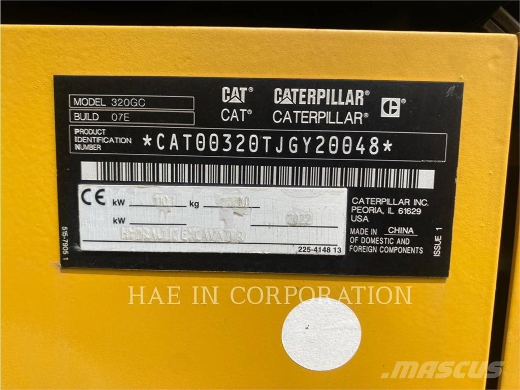 CAT 320-07GC Gravemaskiner på larvebånd