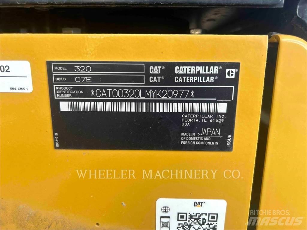 CAT 320 CF Gravemaskiner på larvebånd