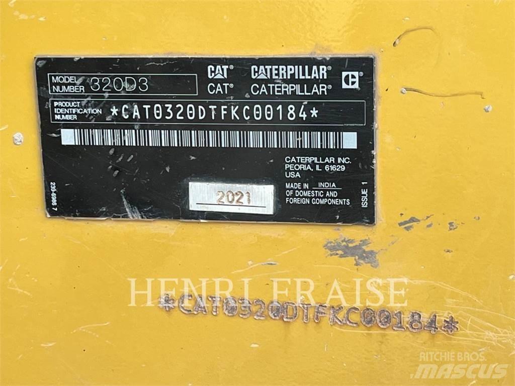 CAT 320D3 Gravemaskiner på larvebånd