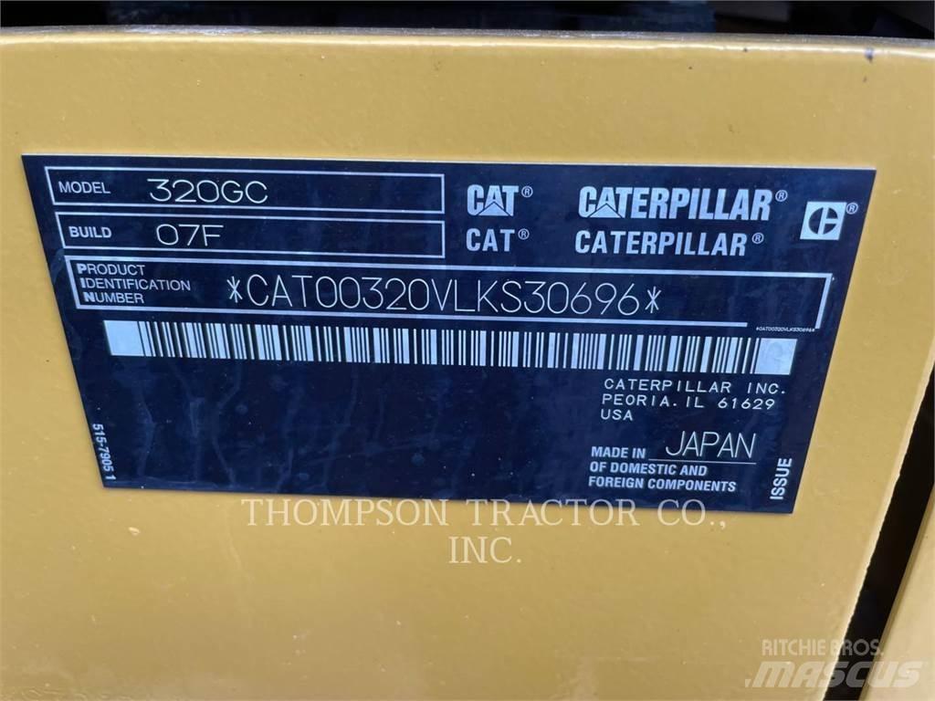 CAT 320GC Gravemaskiner på larvebånd