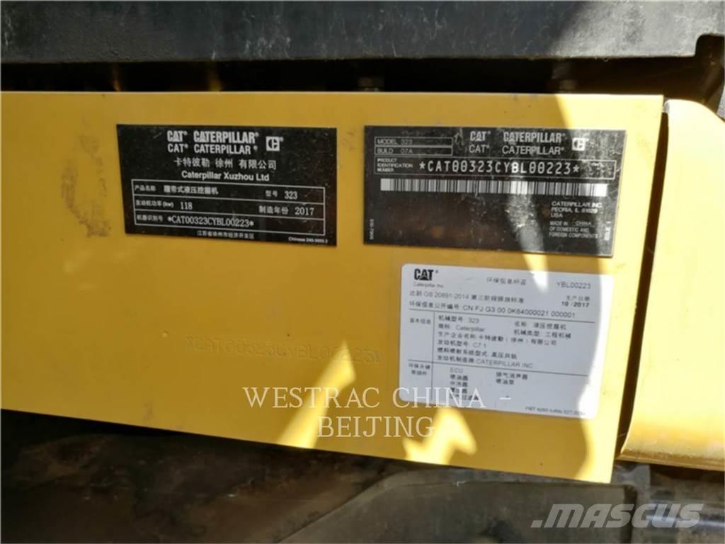 CAT 323-07 Gravemaskiner på larvebånd