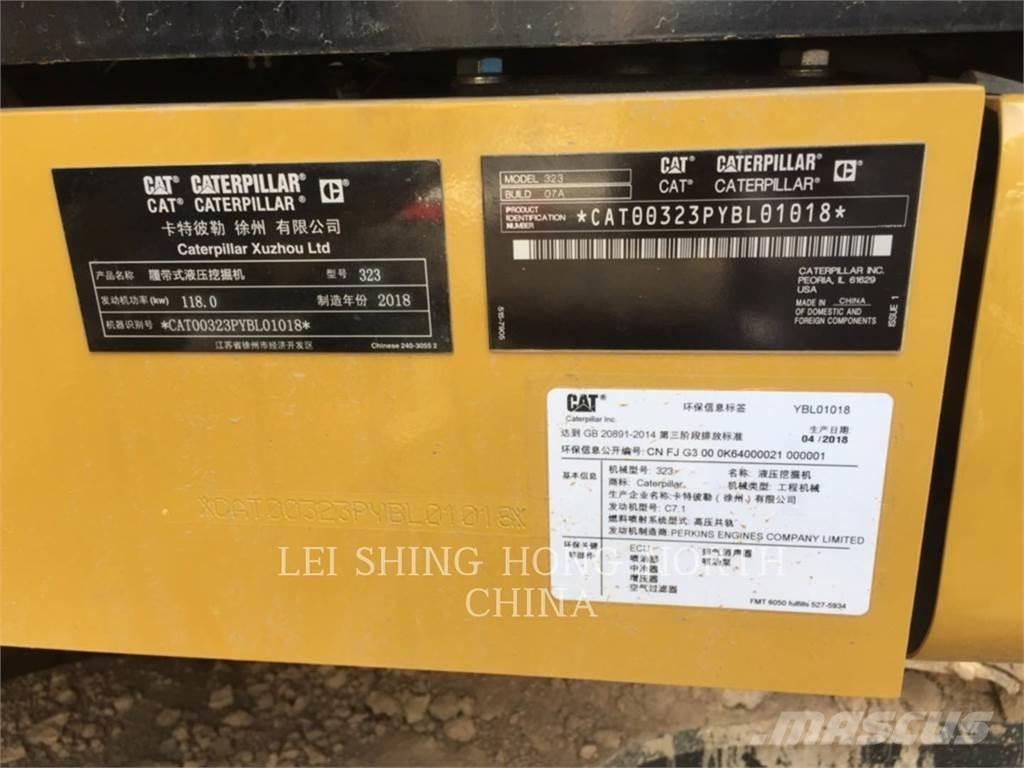 CAT 323-07 Gravemaskiner på larvebånd