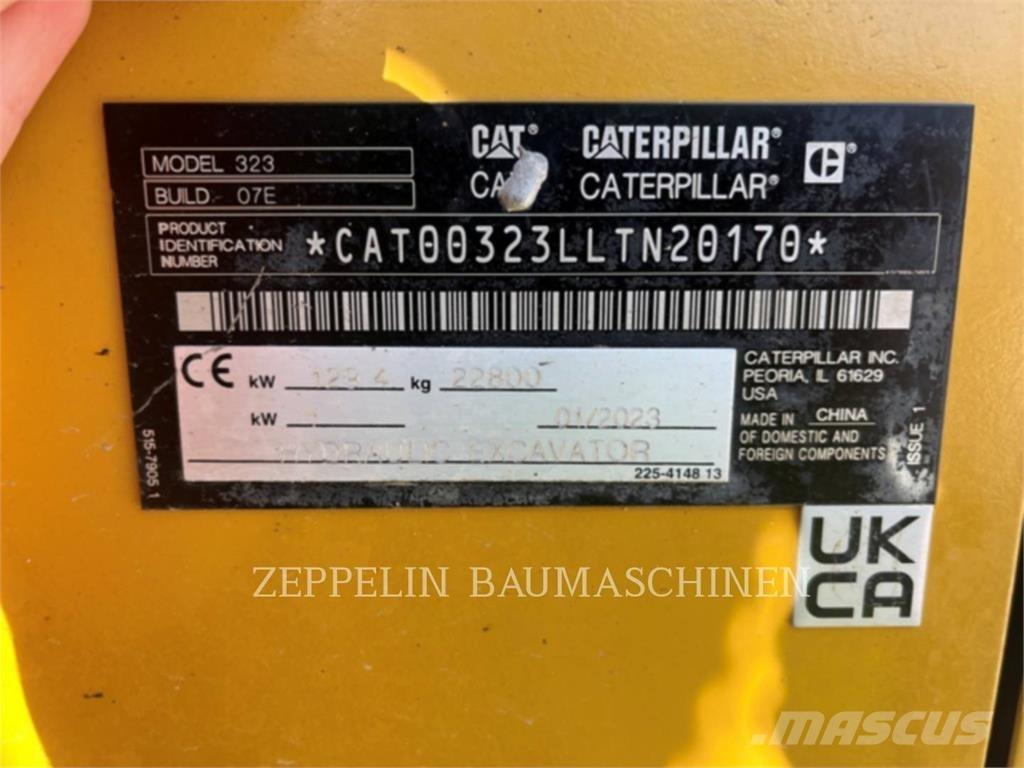 CAT 323-07D Gravemaskiner på larvebånd