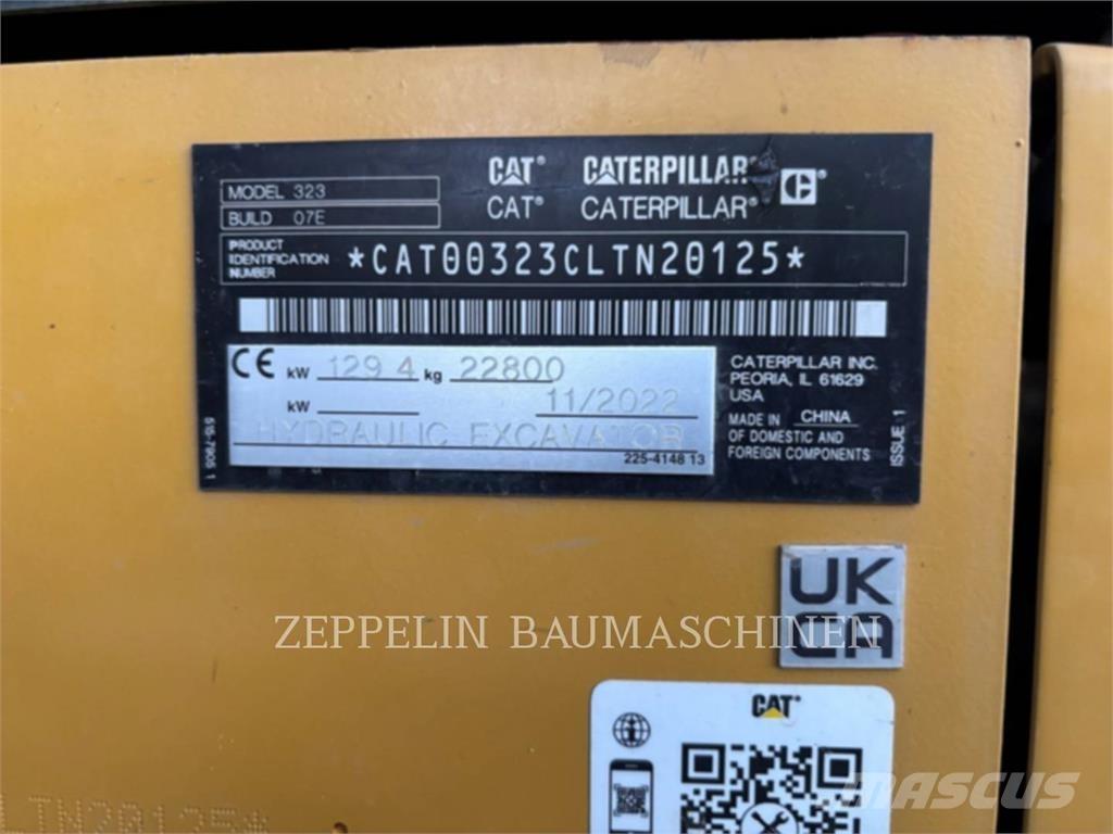 CAT 323-07D Gravemaskiner på larvebånd