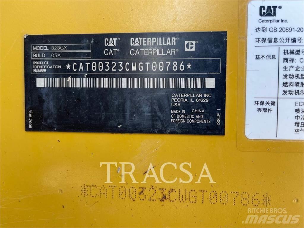 CAT 323GX Gravemaskiner på larvebånd