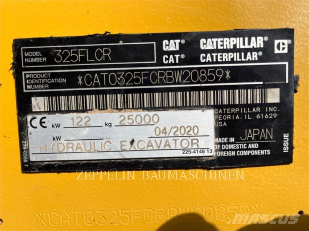 CAT 325FL Gravemaskiner på larvebånd