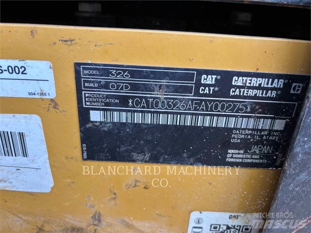 CAT 326 Gravemaskiner på larvebånd