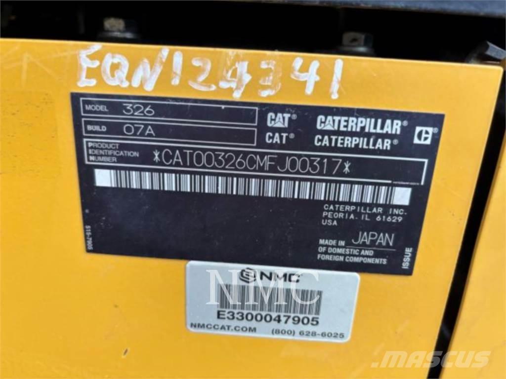 CAT 326-07 Gravemaskiner på larvebånd