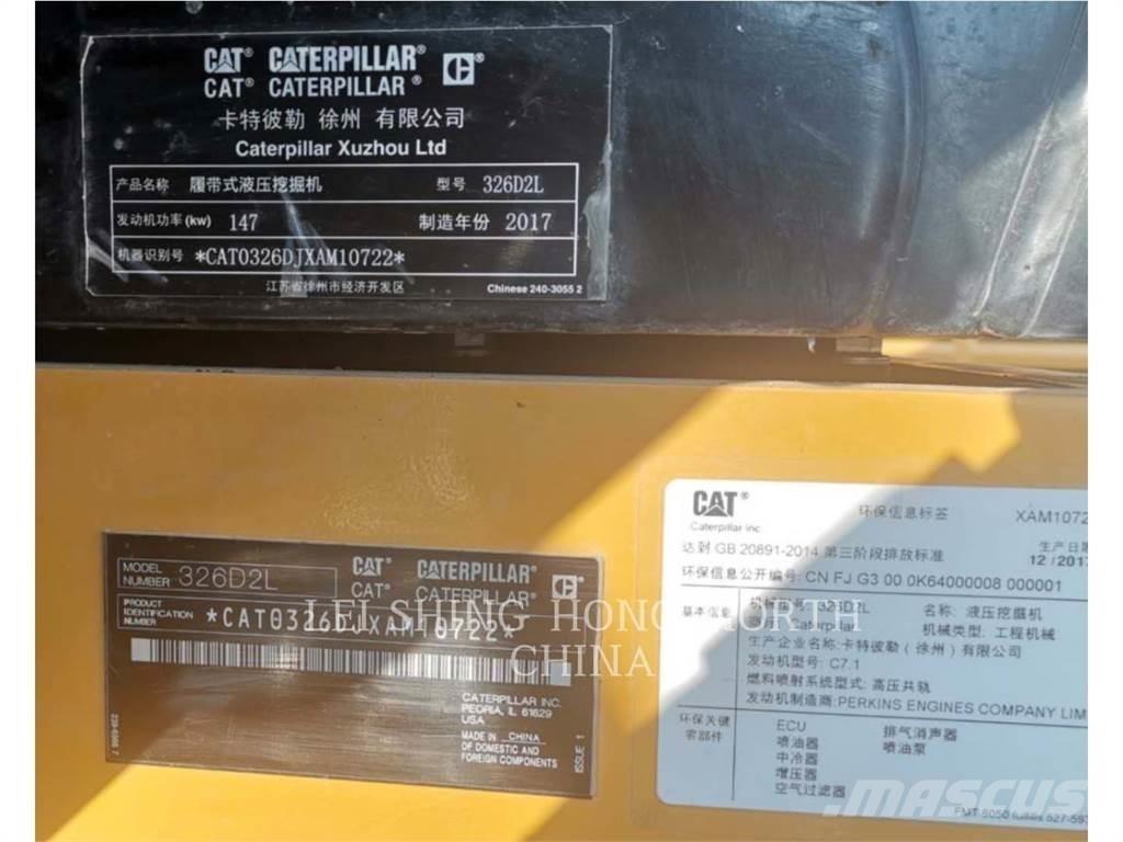 CAT 326D2L Gravemaskiner på larvebånd