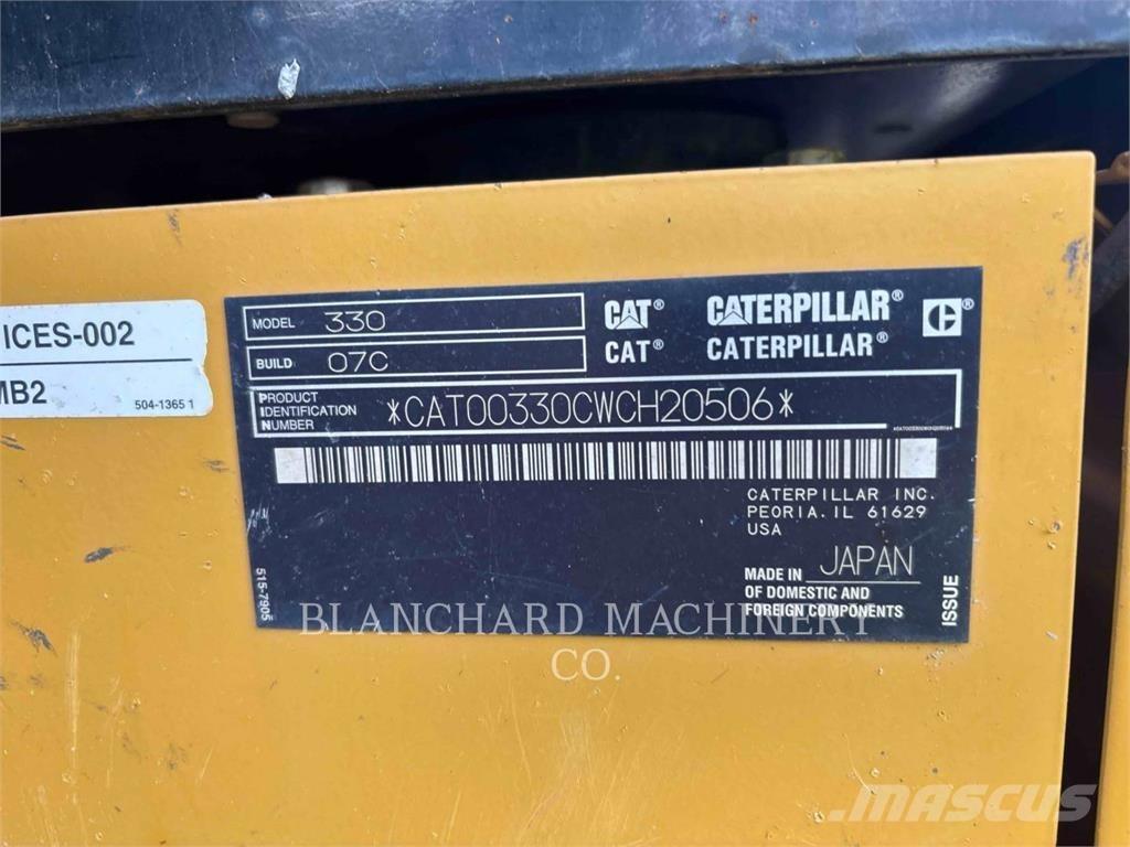 CAT 330 Gravemaskiner på larvebånd