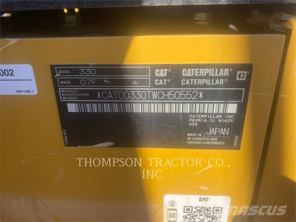 CAT 330 Gravemaskiner på larvebånd