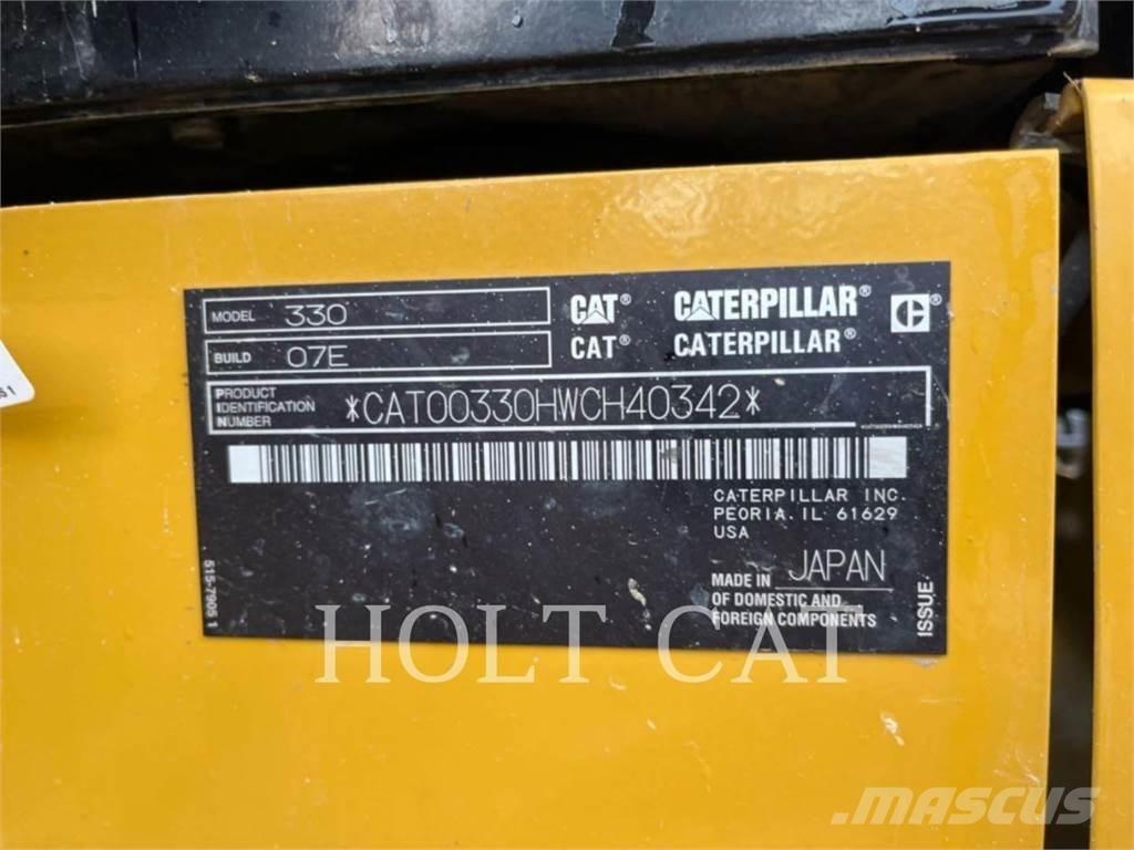 CAT 330 TC Gravemaskiner på larvebånd