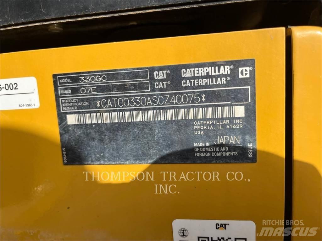 CAT 330GC Gravemaskiner på larvebånd