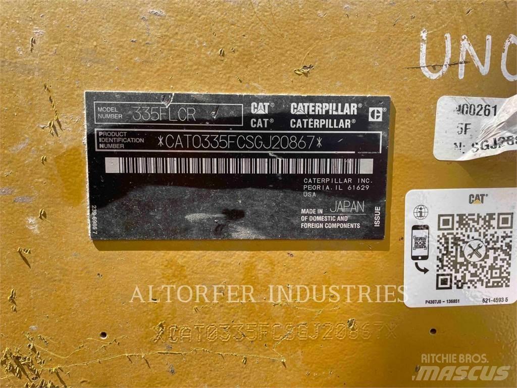 CAT 335F LCR Gravemaskiner på larvebånd