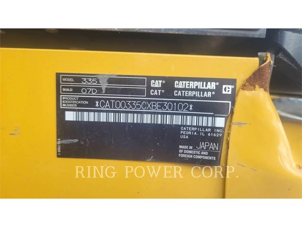 CAT 335QC Gravemaskiner på larvebånd