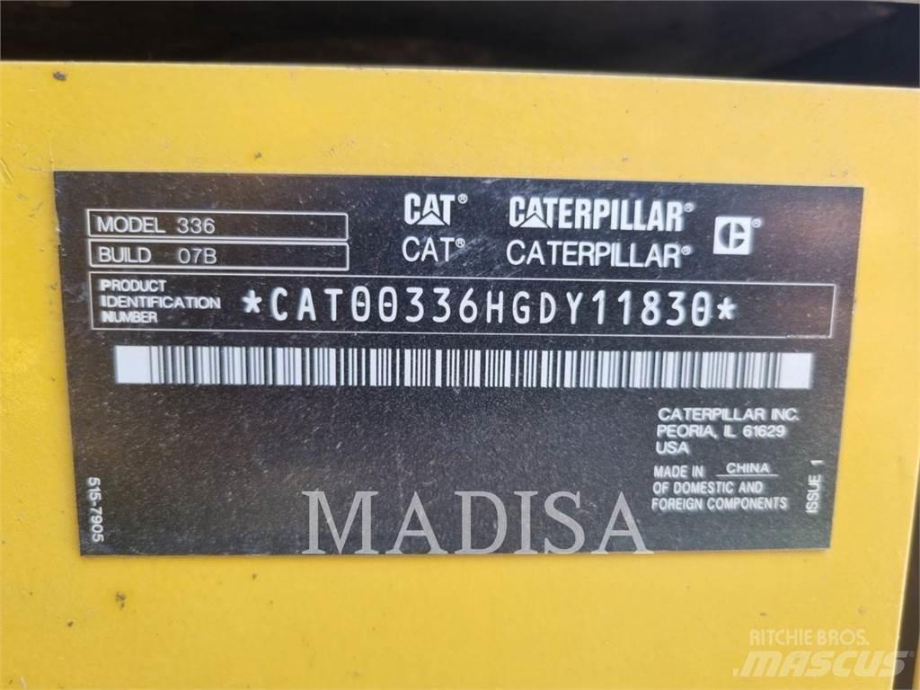 CAT 336 Gravemaskiner på larvebånd