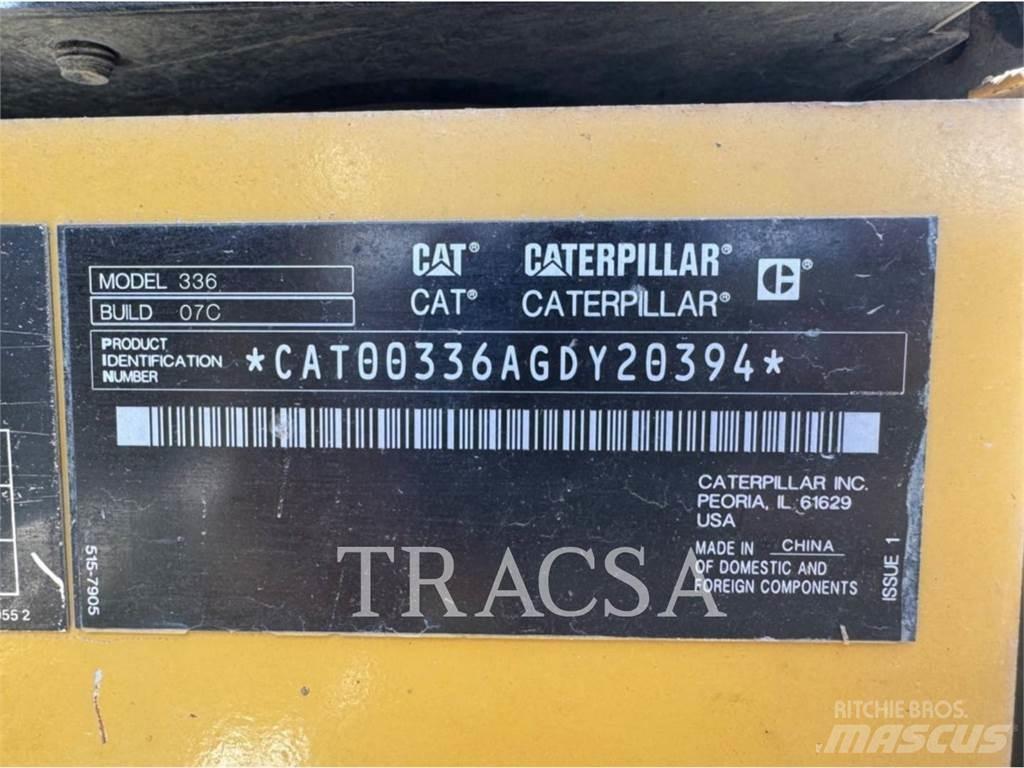 CAT 336 Gravemaskiner på larvebånd