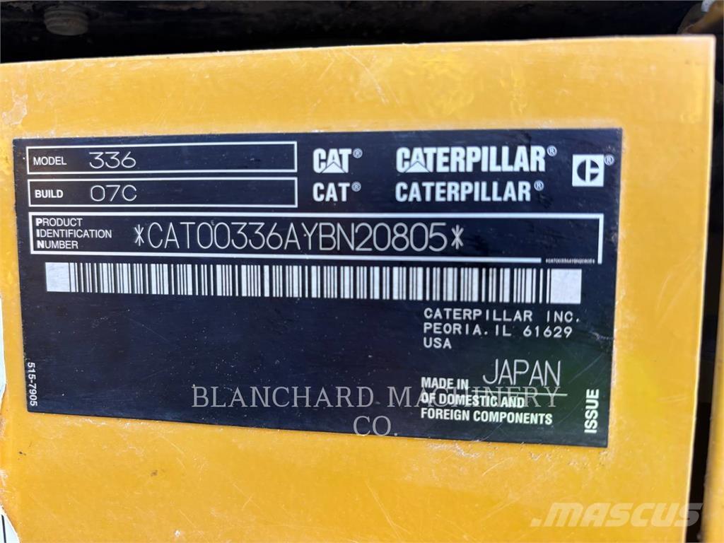 CAT 336 Gravemaskiner på larvebånd