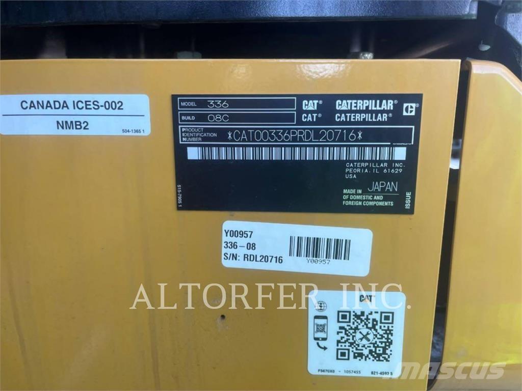 CAT 336-08 Gravemaskiner på larvebånd