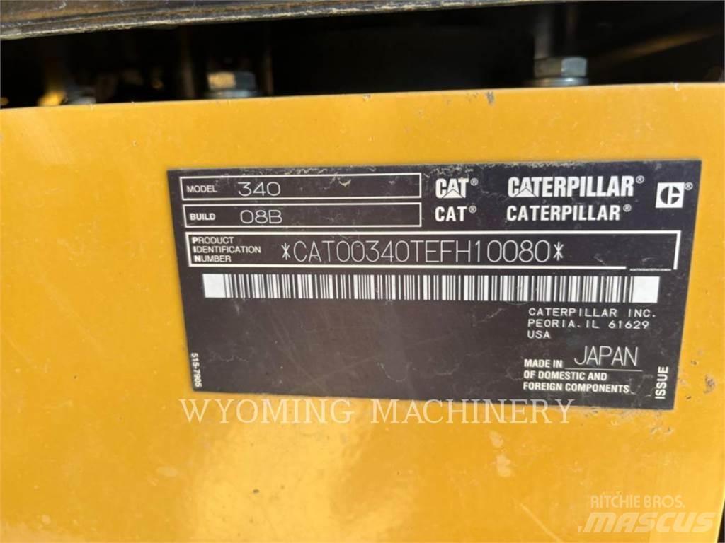 CAT 340 Gravemaskiner på larvebånd