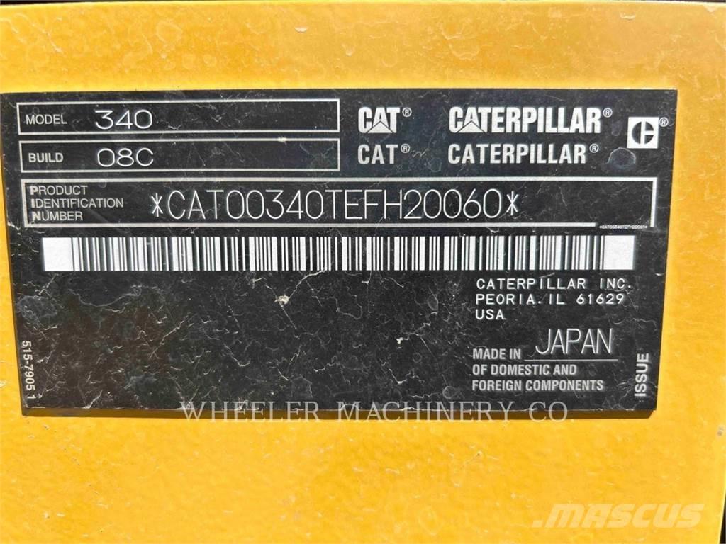 CAT 340 Gravemaskiner på larvebånd