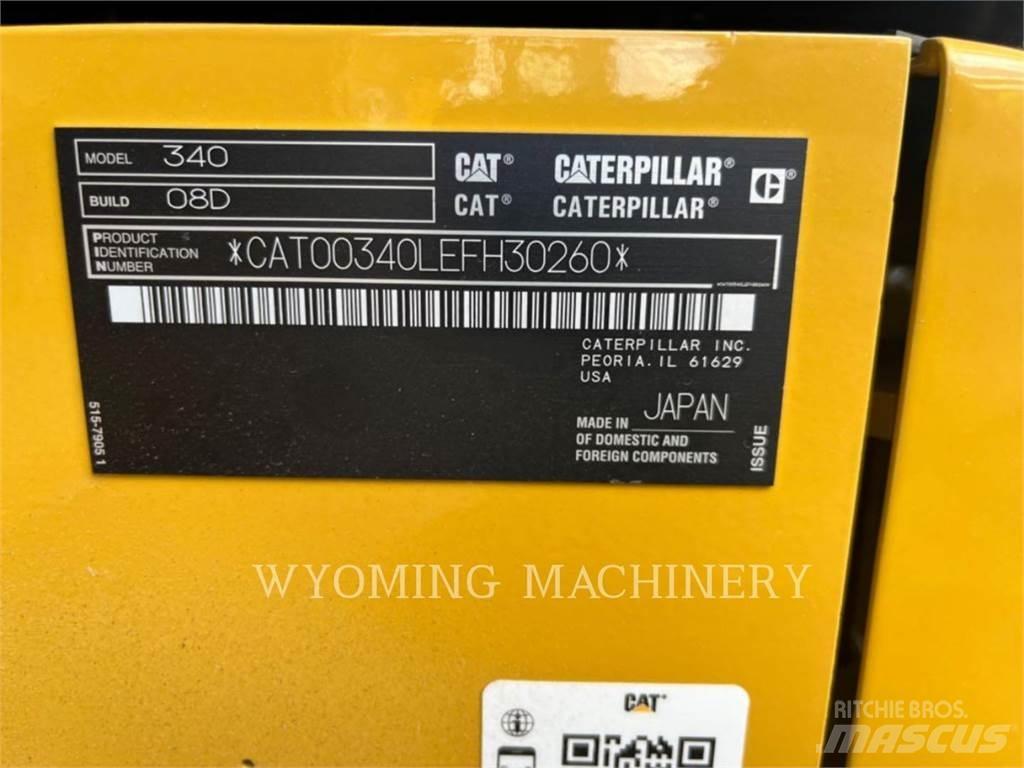 CAT 340 Gravemaskiner på larvebånd