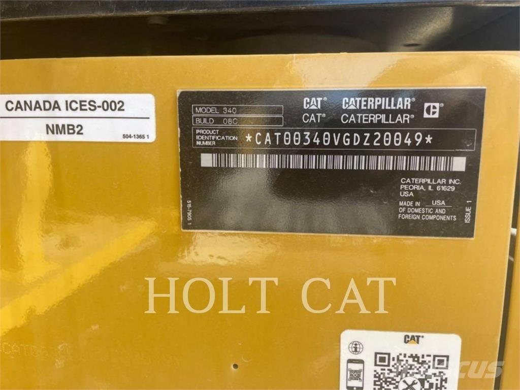 CAT 340 10 TC Gravemaskiner på larvebånd