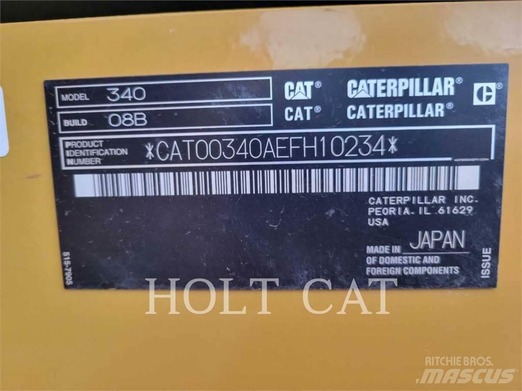 CAT 340 12 TC Gravemaskiner på larvebånd