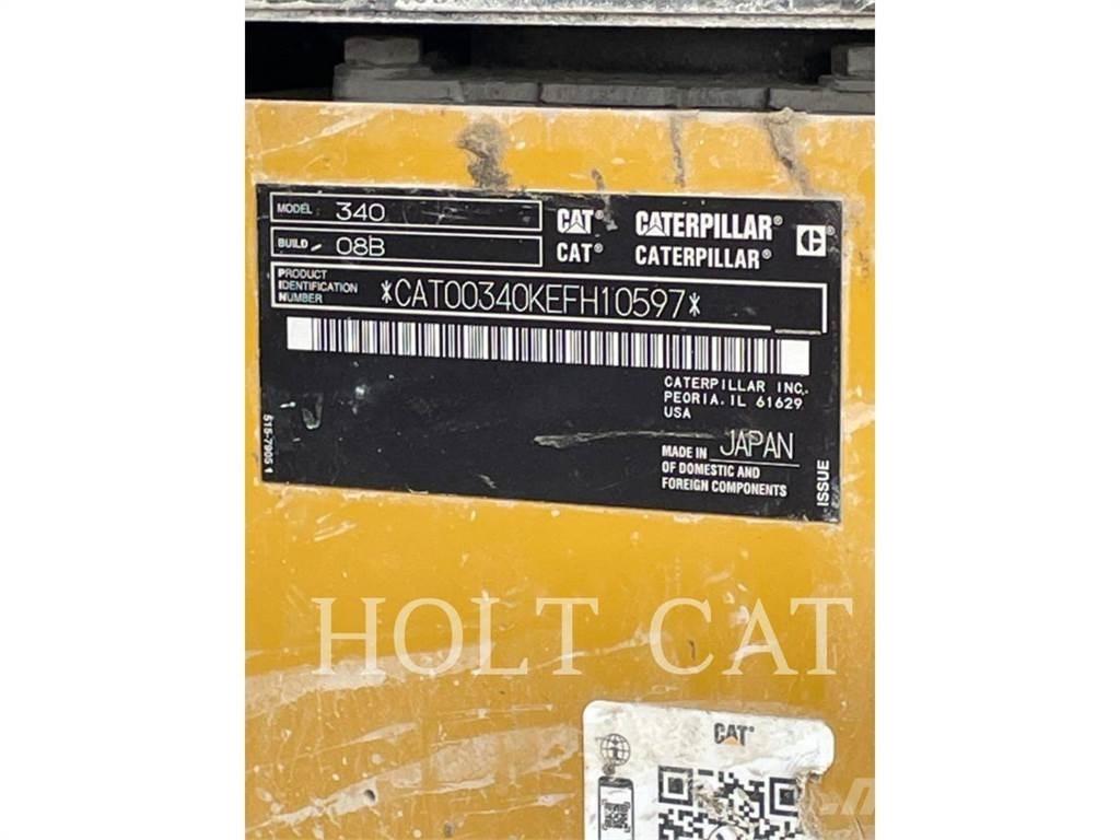 CAT 340 12 TC Gravemaskiner på larvebånd