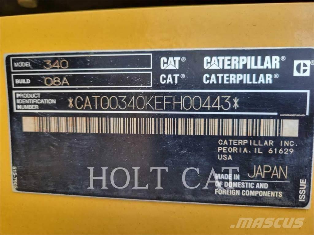 CAT 340 12 TC Gravemaskiner på larvebånd