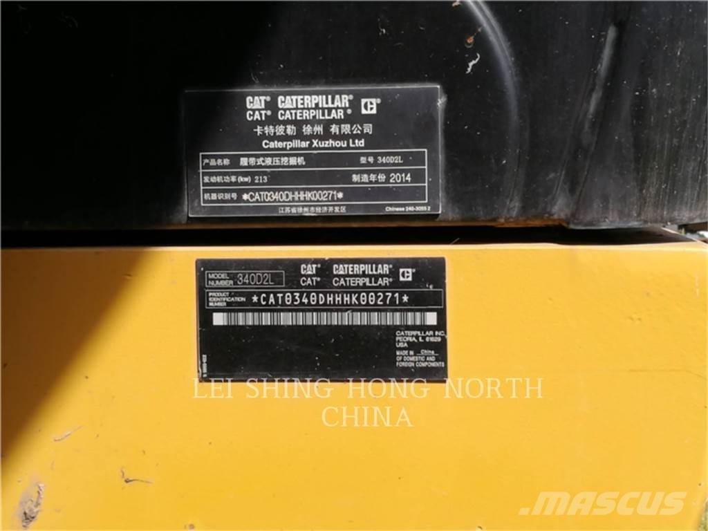 CAT 340D2L Gravemaskiner på larvebånd
