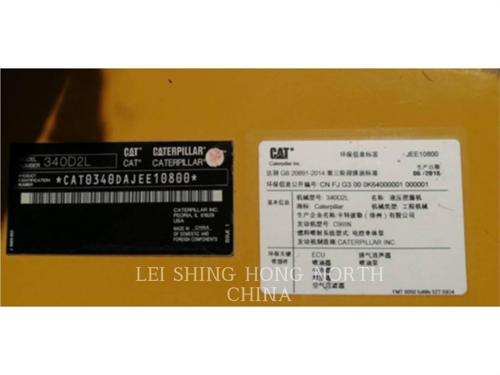 CAT 340D2L Gravemaskiner på larvebånd