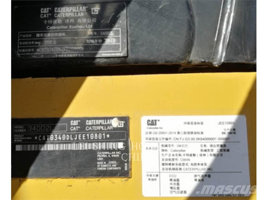CAT 340D2L Gravemaskiner på larvebånd