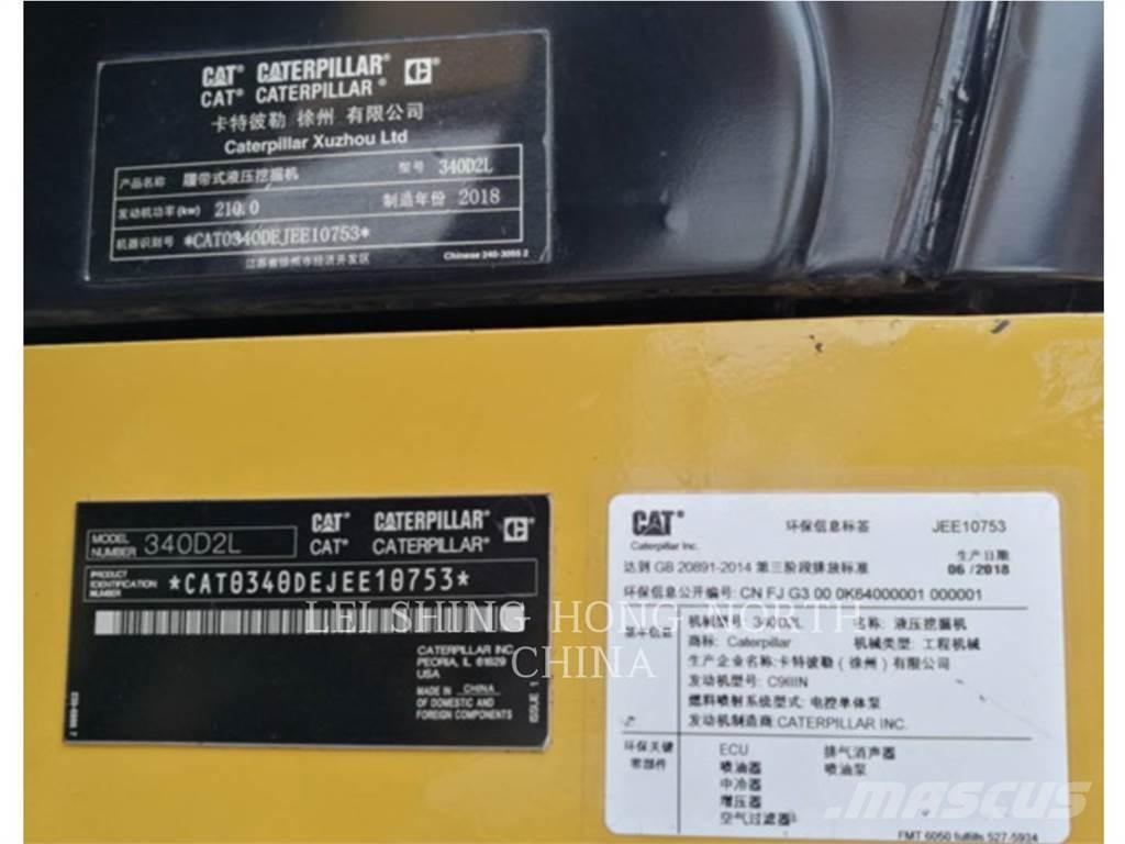 CAT 340D2L Gravemaskiner på larvebånd
