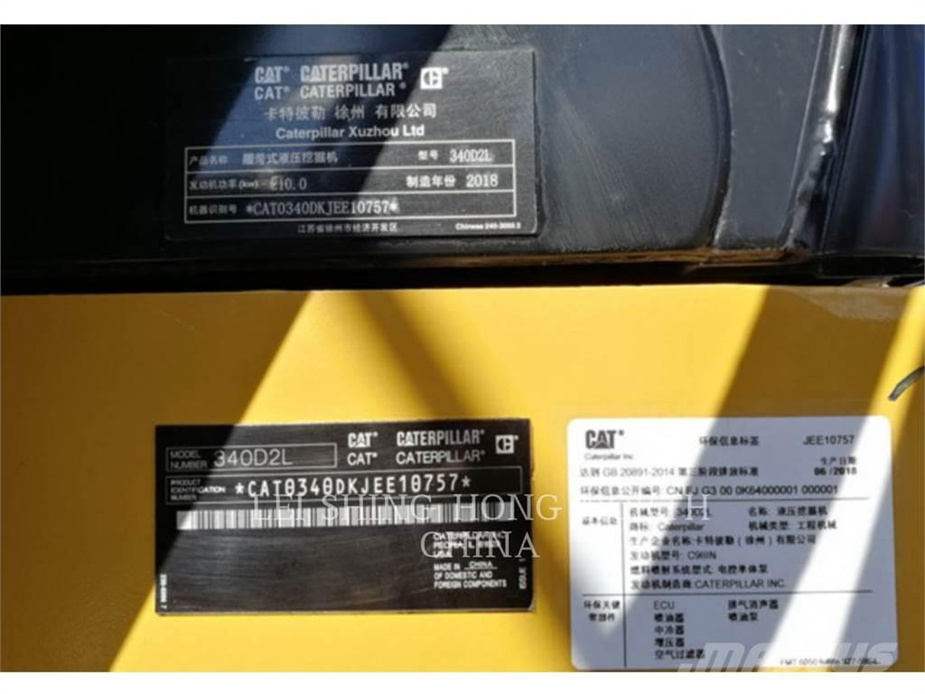 CAT 340D2L Gravemaskiner på larvebånd