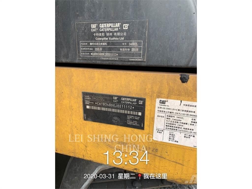 CAT 340D2L Gravemaskiner på larvebånd