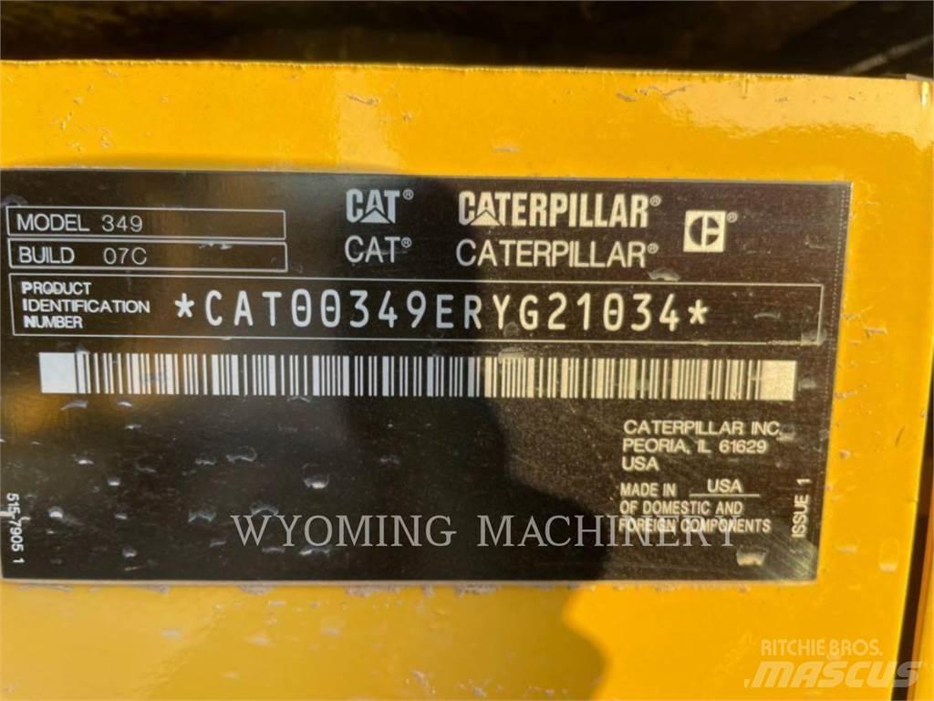 CAT 349 Gravemaskiner på larvebånd