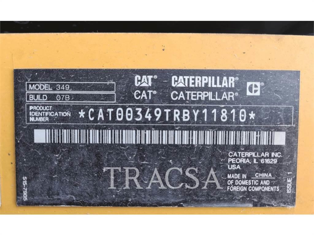 CAT 349 Gravemaskiner på larvebånd