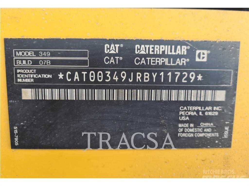 CAT 349 Gravemaskiner på larvebånd