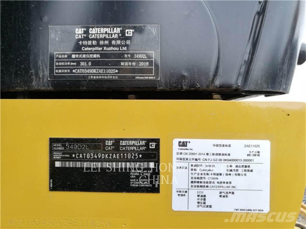 CAT 349 D2 L Gravemaskiner på larvebånd