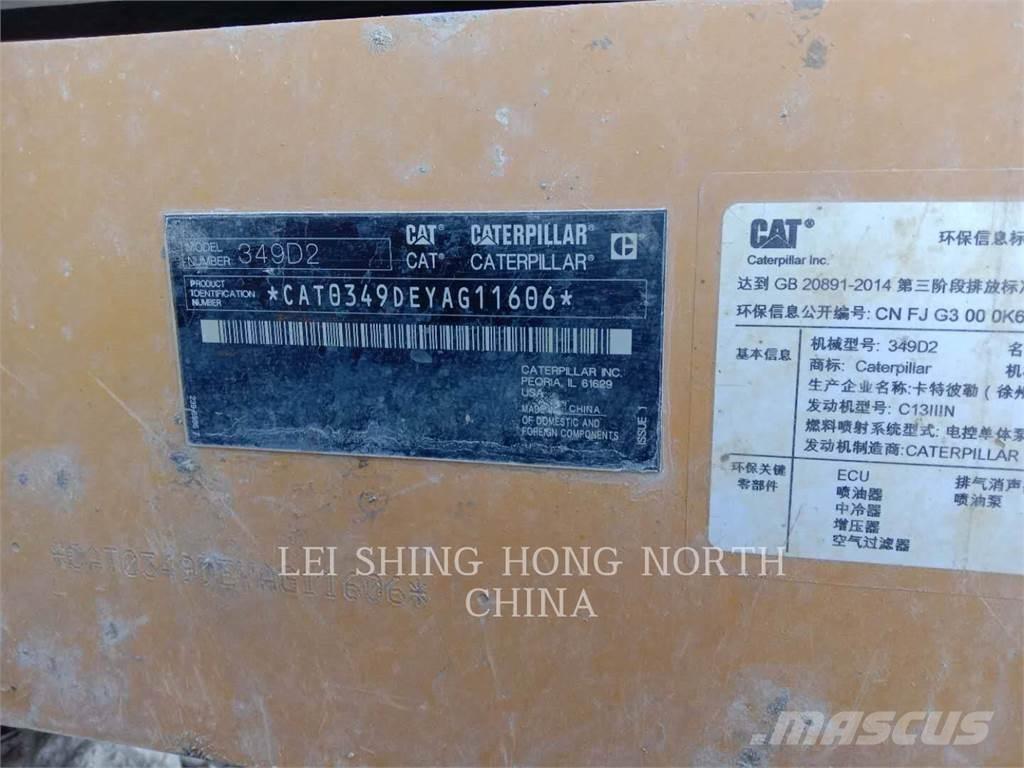 CAT 349D2 Gravemaskiner på larvebånd